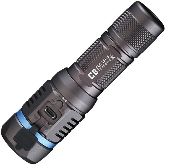 JETBeam C8 Pro Outdoor Flashlight - 1200 Lumen Strobe