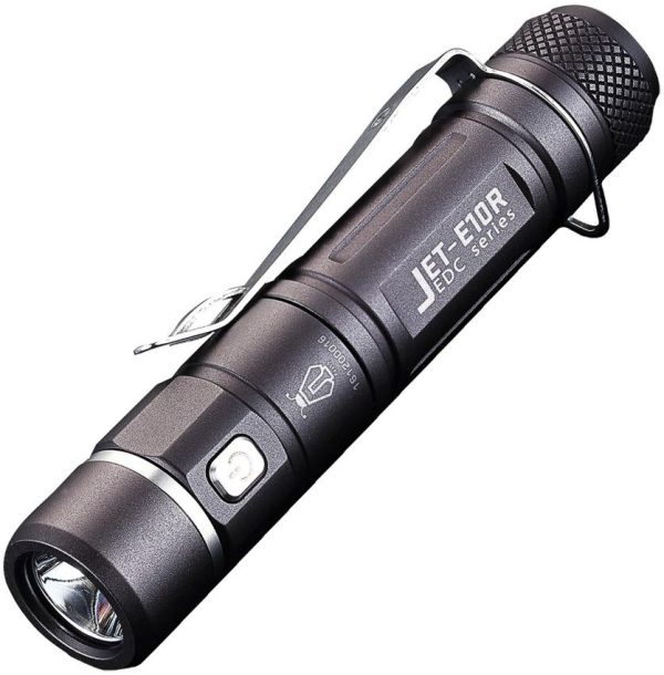 JETBeam E10R Compact Rechargeable Flashlight - 650 Lumen