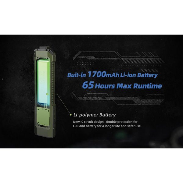 JETBeam E26 3-in-1 Tactical Flashlight Green