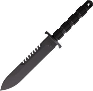 Jesse James Big Fixie Survival Bowie - A2 Steel Sawback