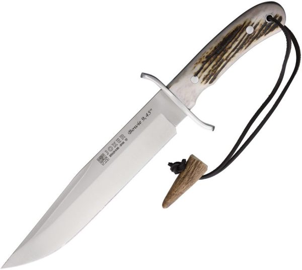 Joker Bowie 9.45 Fixed Blade N695 Stag Bone Handle Spanish