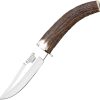 Joker Fixed Blade 4.25" Vanadium Steel Stag Handle Knife