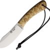 Joker Nessmuk Fixed Blade 14C28N Stainless Birch Handle Knife