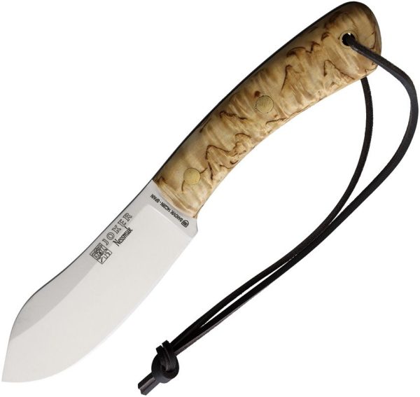 Joker Nessmuk Fixed Blade 14C28N Stainless Birch Handle Knife
