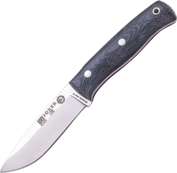 Joker Lynx Fixed Blade Knife N695 Stainless Black Micarta