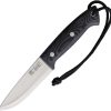 Joker Ranger Fixed Blade 14C28N Micarta Black Leather Sheath