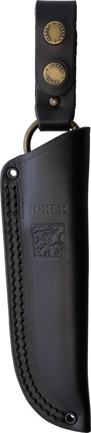 Joker Ranger Fixed Blade 14C28N Micarta Black Leather Sheath