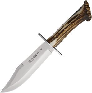 JKRCN100.jpg Joker Bowie Fixed Blade Knife 7.75" Vanadium Steel Stag Handle