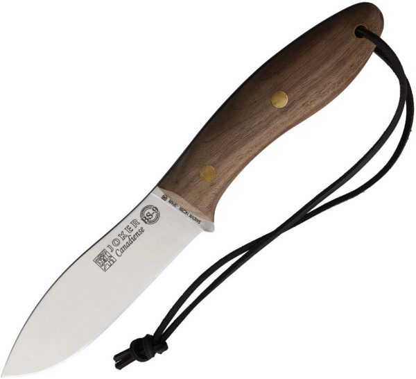 Joker Canadiense Bushcraft Fixed Blade 14C28N Walnut