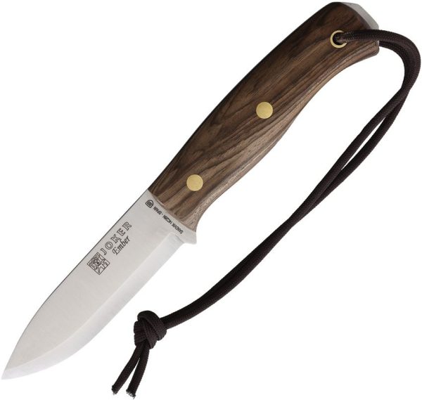 Joker Ember Bushcraft Fixed Blade Knife 14C28N Scandi Grind