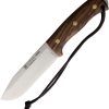 JKRCN125.jpg Joker Nomad Fixed Blade Knife 5" N695 Walnut Handle Spain