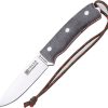 Joker Bushcraft Fixed Blade N695 Stainless Black Micarta