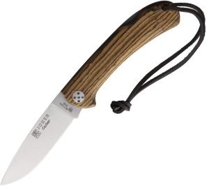 Joker Cocker Lockback Bocote Wood Folding Knife 3.25" Blade