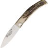 Joker Becada Lockback Stag Bone Folding Knife 14C28N Blade
