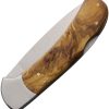 Joker Cocker Lockback Folding Knife Olive Wood 3.25" Blade