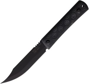 Jason Perry Bushcraft Fixed Blade 4.75" 1095HC Black G10