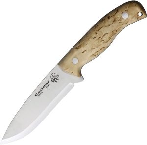 J&V Adventure Knives Condor - Birch Handle Scandi Blade