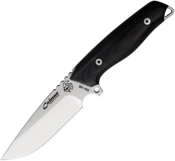 J&V Adventure Knives Caiman Fixed Blade 4.75" MV-58 Stainless