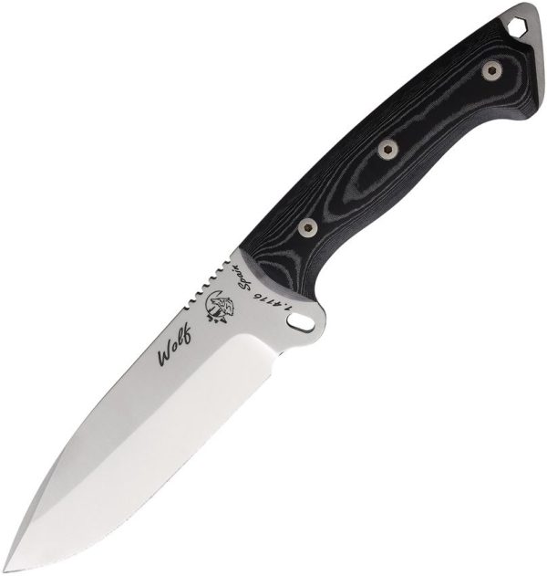J&V Adventure Knives Wolf Fixed Blade 5.75" 1.4116 Stainless