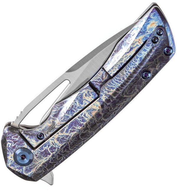 Kansept Kryo Framelock Lightning Anodized Titanium