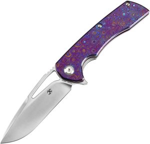 Kansept Kryo Framelock Timascus Handle