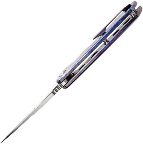 Kansept Kryo Framelock Timascus Handle