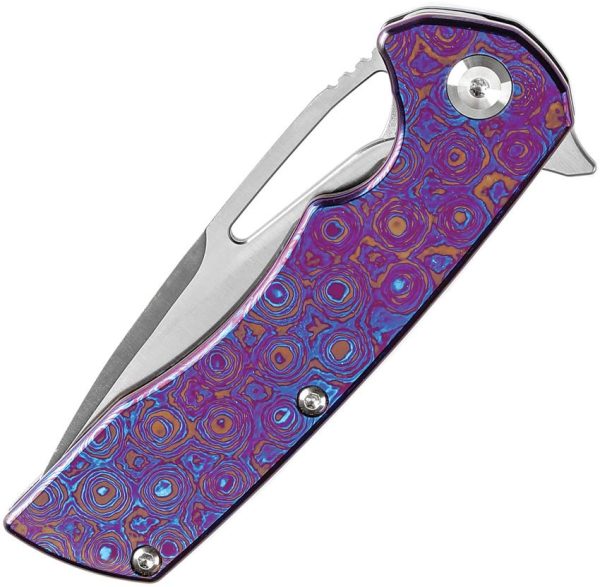 Kansept Kryo Framelock Timascus Handle