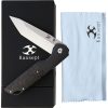 Kansept Warrior Framelock Black Titanium Carbon Fiber