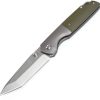 Kansept Warrior Framelock Green Micarta