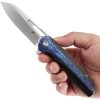 Kansept Shard Framelock Timascus Inlay