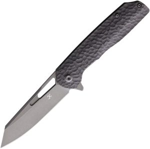 Kansept Shard Framelock Circle Titanium