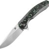 Kansept Accipiter Framelock Green - Titanium CF