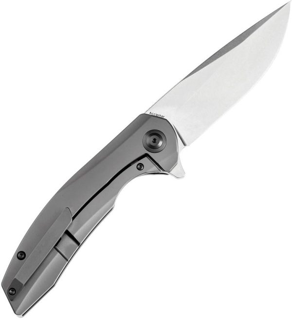 Kansept Accipiter Framelock Green - Titanium CF