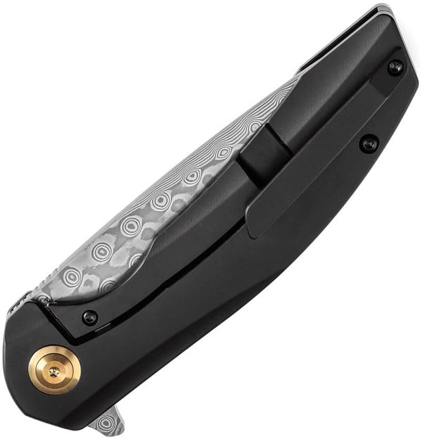 Kansept Accipiter Framelock Damascus - Steel