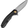 Kansept Accipiter Framelock Damascus - Steel