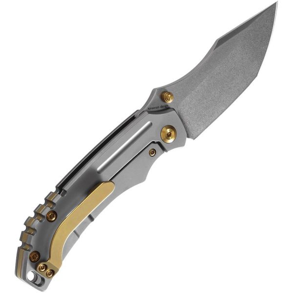 Kansept Pelican EDC Framelock Gray Titanium