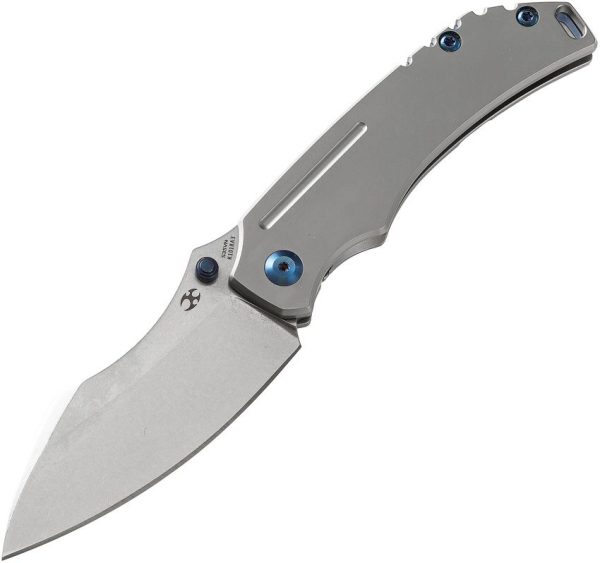 Kansept Pelican EDC Framelock Blue Drop Point