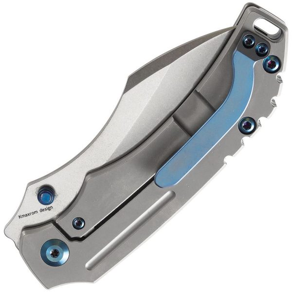 Kansept Pelican EDC Framelock Blue Drop Point
