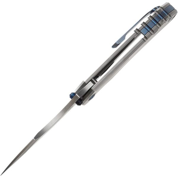 Kansept Pelican EDC Framelock Blue Drop Point