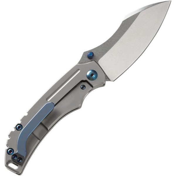 Kansept Pelican EDC Framelock Blue Drop Point