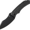 Kansept Pelican EDC Framelock Black Drop Point