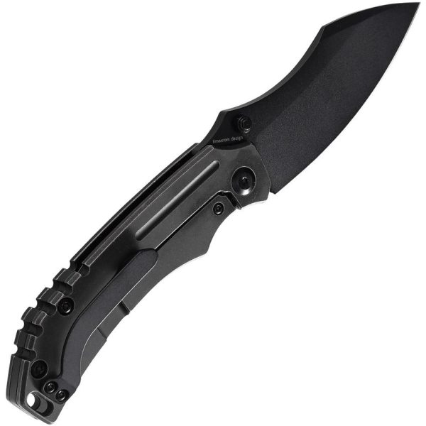 Kansept Pelican EDC Framelock Black Drop Point