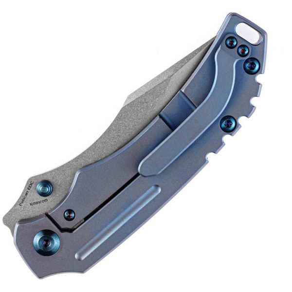 Kansept Pelican EDC Framelock Blue Tanto