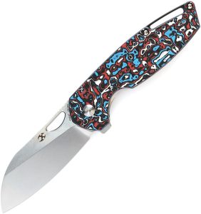 Kansept Model 6 Framelock Multicolor Carbon Fiber