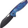 Kansept Model 6 Framelock Timascus - CPM S35VN