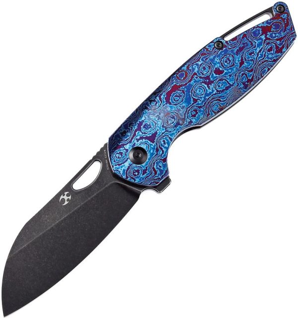 Kansept Model 6 Framelock Timascus - CPM S35VN