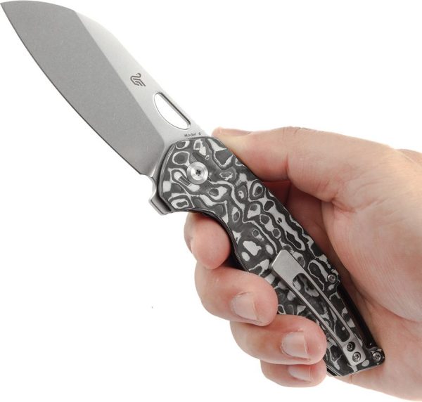 Kansept Model 6 Linerlock Left CPM-20CV Wharncliffe