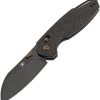 Kansept Model 6 Crossbar Lock Sheepsfoot CF BlackWash