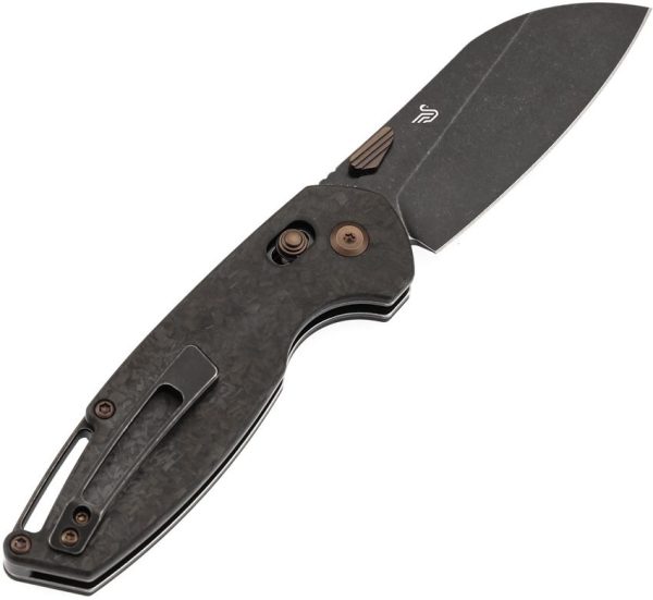 Kansept Model 6 Crossbar Lock Sheepsfoot CF BlackWash