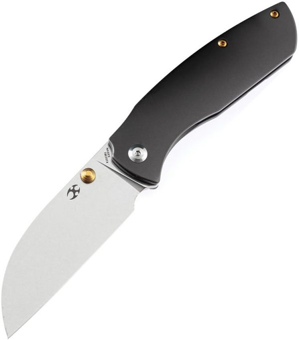 Kansept Convict Framelock S35VN Gray Titanium